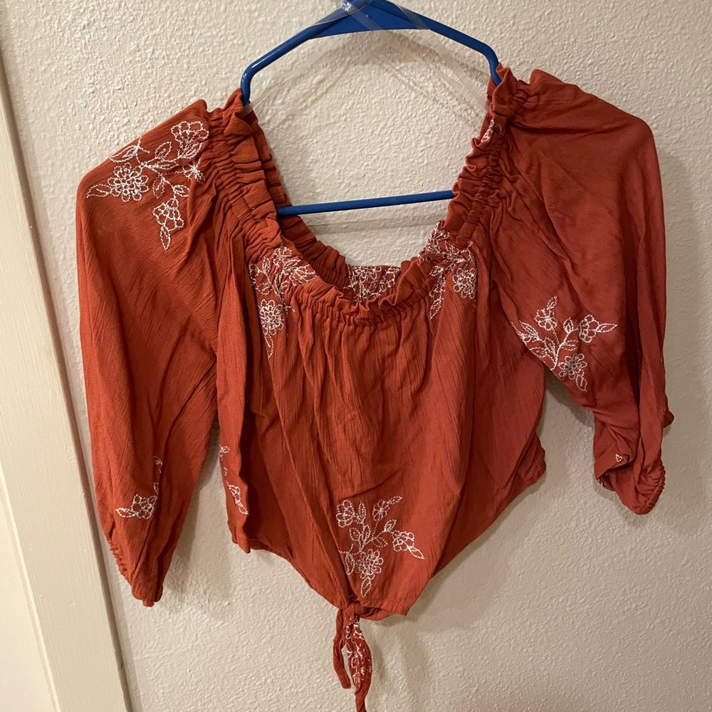 Rebellion boho hippy blouse medium NWOT